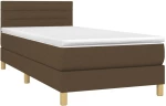 ΚΡΕΒΑΤΙ BOXSPRING ΜΕ ΣΤΡΩΜΑ & LED ΣΚ.ΚΑΦΕ 90X200 ΕΚ. ΥΦΑΣΜΑΤΙΝΟ 3133768
