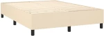 ΚΡΕΒΑΤΙ BOXSPRING ΜΕ ΣΤΡΩΜΑ & LED ΚΡΕΜ 140X200 ΕΚ. ΥΦΑΣΜΑΤΙΝΟ 3135122