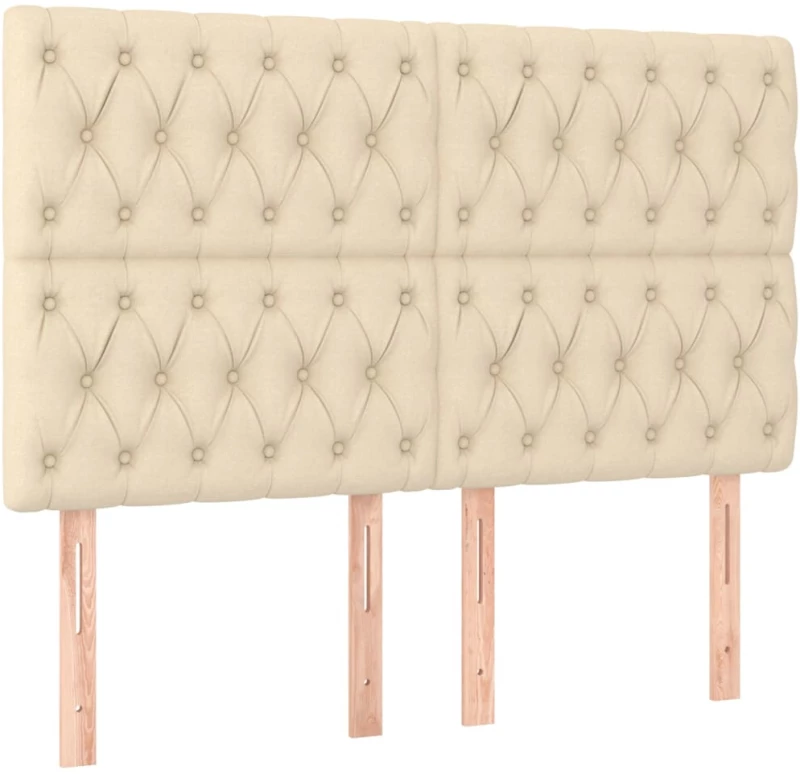 ΚΡΕΒΑΤΙ BOXSPRING ΜΕ ΣΤΡΩΜΑ & LED ΚΡΕΜ 140X200 ΕΚ. ΥΦΑΣΜΑΤΙΝΟ 3135122