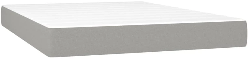 ΚΡΕΒΑΤΙ BOXSPRING ΜΕ ΣΤΡΩΜΑ ΑΝΟΙΧΤΟ ΓΚΡΙ 140X190 ΕΚ. ΥΦΑΣΜΑΤΙΝΟ 3142569