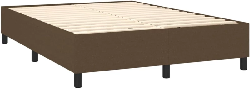 ΚΡΕΒΑΤΙ BOXSPRING ΜΕ ΣΤΡΩΜΑ & LED ΣΚ.ΚΑΦΕ 140X190ΕΚ. ΥΦΑΣΜΑΤΙΝΟ 3135192