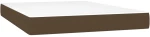 ΚΡΕΒΑΤΙ BOXSPRING ΜΕ ΣΤΡΩΜΑ ΣΚΟΥΡΟ ΚΑΦΕ 140X200 ΕΚ ΥΦΑΣΜΑΤΙΝΟ 3142100