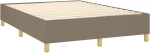 ΚΡΕΒΑΤΙ BOXSPRING ΜΕ ΣΤΡΩΜΑ TAUPE 140X200 ΕΚ. ΥΦΑΣΜΑΤΙΝΟ 3142421
