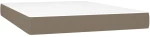 ΚΡΕΒΑΤΙ BOXSPRING ΜΕ ΣΤΡΩΜΑ TAUPE 140X200 ΕΚ. ΥΦΑΣΜΑΤΙΝΟ 3142421