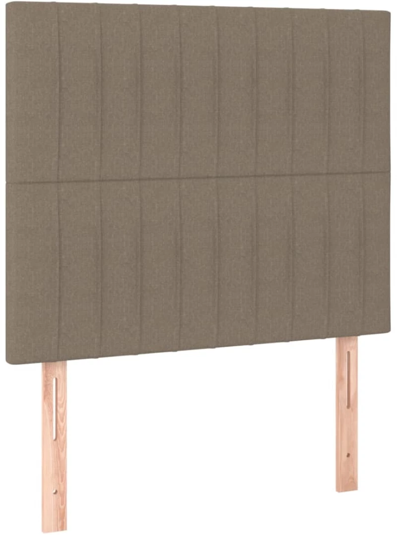 ΚΡΕΒΑΤΙ BOXSPRING ΜΕ ΣΤΡΩΜΑ & LED TAUPE 100X200 ΕΚ. ΥΦΑΣΜΑΤΙΝΟ 3135017