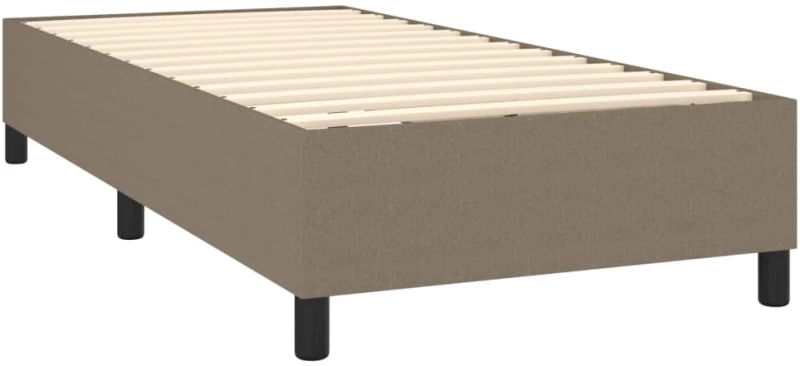 ΚΡΕΒΑΤΙ BOXSPRING ΜΕ ΣΤΡΩΜΑ & LED TAUPE 100X200 ΕΚ. ΥΦΑΣΜΑΤΙΝΟ 3138537
