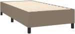ΚΡΕΒΑΤΙ BOXSPRING ΜΕ ΣΤΡΩΜΑ & LED TAUPE 100X200 ΕΚ. ΥΦΑΣΜΑΤΙΝΟ 3138537