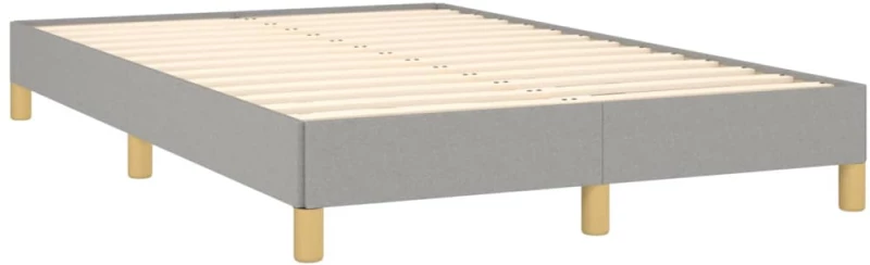 ΚΡΕΒΑΤΙ BOXSPRING ΜΕ ΣΤΡΩΜΑ ΑΝΟΙΧΤΟ ΓΚΡΙ 120X200 ΕΚ. ΥΦΑΣΜΑΤΙΝΟ 3140761