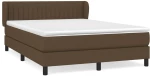 ΚΡΕΒΑΤΙ BOXSPRING ΜΕ ΣΤΡΩΜΑ ΣΚΟΥΡΟ ΚΑΦΕ 140X190 ΕΚ. ΥΦΑΣΜΑΤΙΝΟ 3126400