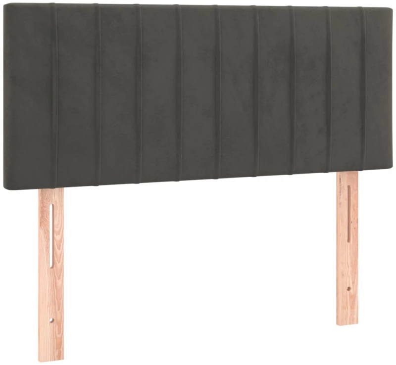 ΚΡΕΒΑΤΙ BOXSPRING ΜΕ ΣΤΡΩΜΑ ΣΚΟΥΡΟ ΓΚΡΙ 90X200 ΕΚ. ΒΕΛΟΥΔΙΝΟ 3131058
