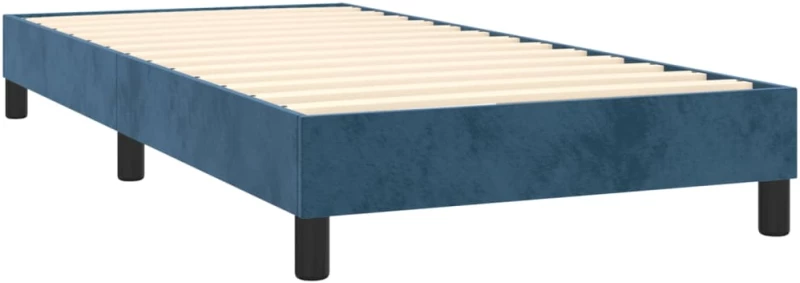 ΚΡΕΒΑΤΙ BOXSPRING ΜΕ ΣΤΡΩΜΑ ΣΚΟΥΡΟ ΜΠΛΕ 90X200 ΕΚ. ΒΕΛΟΥΔΙΝΟ 3141405