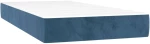 ΚΡΕΒΑΤΙ BOXSPRING ΜΕ ΣΤΡΩΜΑ ΣΚΟΥΡΟ ΜΠΛΕ 90X200 ΕΚ. ΒΕΛΟΥΔΙΝΟ 3141405