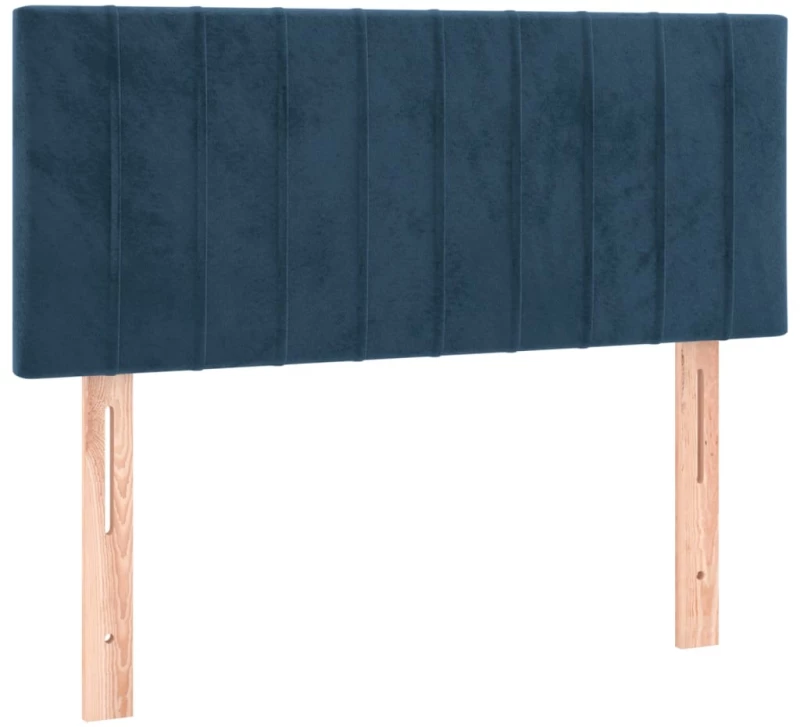 ΚΡΕΒΑΤΙ BOXSPRING ΜΕ ΣΤΡΩΜΑ ΣΚΟΥΡΟ ΜΠΛΕ 90X200 ΕΚ. ΒΕΛΟΥΔΙΝΟ 3141405