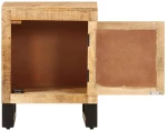 ΚΟΜΟΔΙΝΟ 40 X 30 X 50 ΕΚ. ΑΠΟ ΜΑΣΙΦ ΞΥΛΟ ΜΑΝΓΚΟ 282759