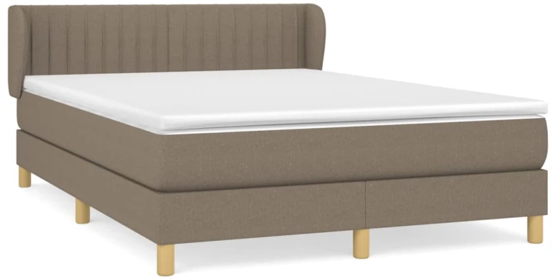 ΚΡΕΒΑΤΙ BOXSPRING ΜΕ ΣΤΡΩΜΑ TAUPE 140X200 ΕΚ. ΥΦΑΣΜΑΤΙΝΟ 3126969