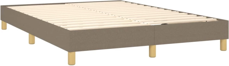 ΚΡΕΒΑΤΙ BOXSPRING ΜΕ ΣΤΡΩΜΑ TAUPE 140X200 ΕΚ. ΥΦΑΣΜΑΤΙΝΟ 3126969