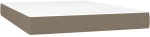 ΚΡΕΒΑΤΙ BOXSPRING ΜΕ ΣΤΡΩΜΑ TAUPE 140X200 ΕΚ. ΥΦΑΣΜΑΤΙΝΟ 3126969