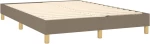 ΚΡΕΒΑΤΙ BOXSPRING ΜΕ ΣΤΡΩΜΑ TAUPE 140X200 ΕΚ. ΥΦΑΣΜΑΤΙΝΟ 3130437