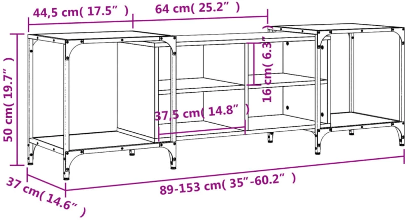 ΈΠΙΠΛΟ ΤΗΛΕΟΡΑΣΗΣ ΚΑΠΝΙΣΤΗ ΔΡΥΣ 153 X 37 X 50 ΕΚ. ΕΠΕΞΕΡΓ. ΞΥΛΟ 837604
