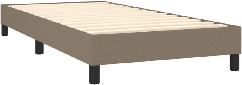 ΚΡΕΒΑΤΙ BOXSPRING ΜΕ ΣΤΡΩΜΑ TAUPE 100 X 200 ΕΚ. ΥΦΑΣΜΑΤΙΝΟ 3129853