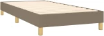 ΚΡΕΒΑΤΙ BOXSPRING ΜΕ ΣΤΡΩΜΑ TAUPE 100 X 200 ΕΚ. ΥΦΑΣΜΑΤΙΝΟ 3140757