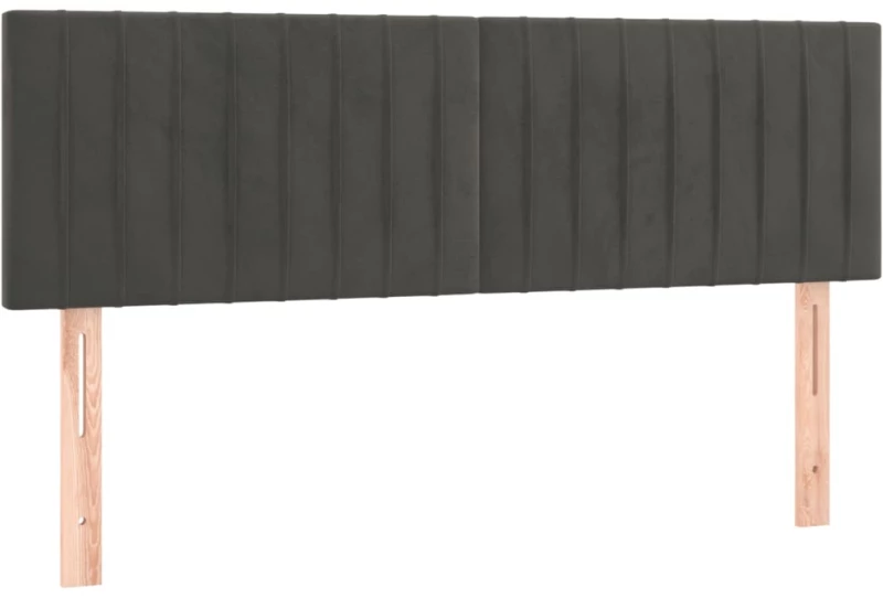 ΚΡΕΒΑΤΙ BOXSPRING ΜΕ ΣΤΡΩΜΑ & LED ΣΚ. ΓΚΡΙ 140X200ΕΚ. ΒΕΛΟΥΔΙΝΟ 3134526