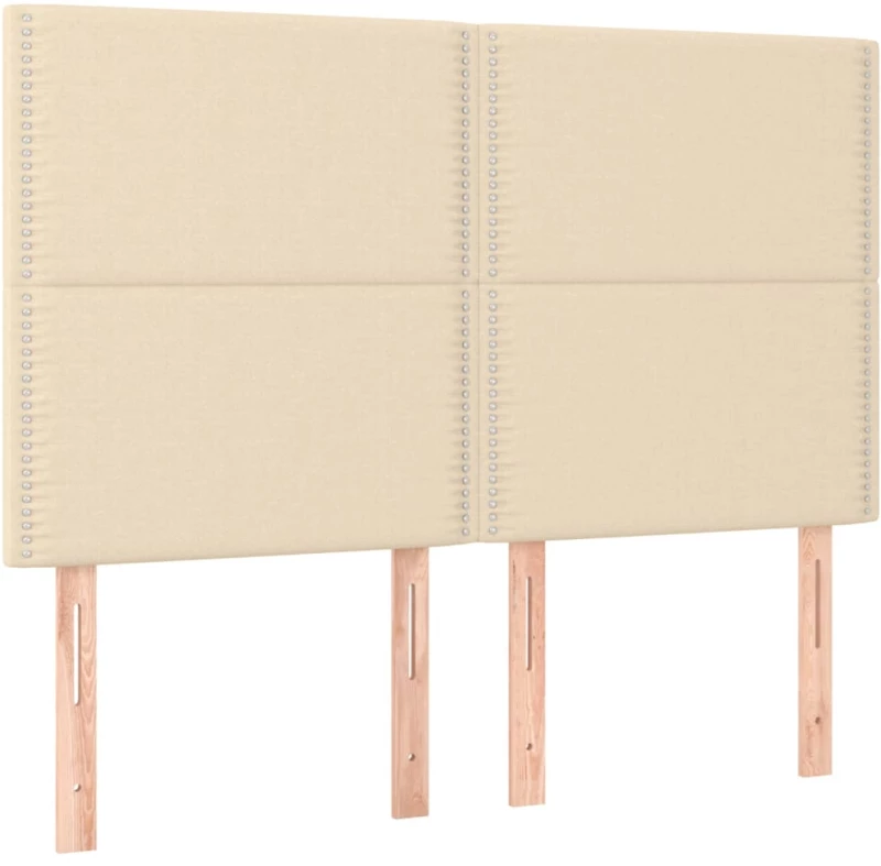 ΚΡΕΒΑΤΙ BOXSPRING ΜΕ ΣΤΡΩΜΑ ΚΡΕΜ 140X200 ΕΚ. ΥΦΑΣΜΑΤΙΝΟ 3128450
