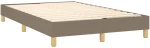ΚΡΕΒΑΤΙ BOXSPRING ΜΕ ΣΤΡΩΜΑ & LED TAUPE 120X200 ΕΚ. ΥΦΑΣΜΑΤΙΝΟ 3133545