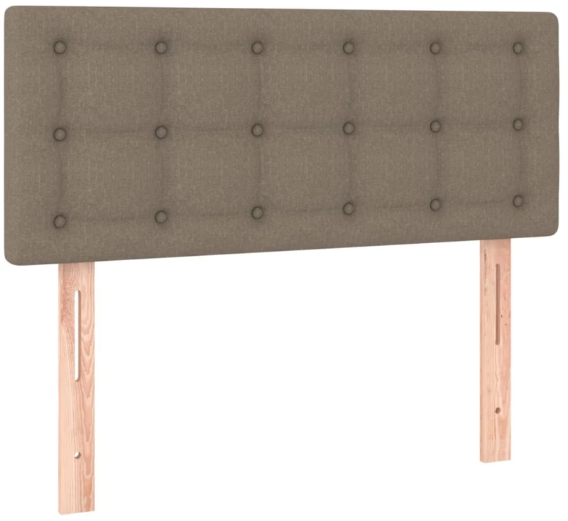 ΚΡΕΒΑΤΙ BOXSPRING ΜΕ ΣΤΡΩΜΑ & LED TAUPE 120X200 ΕΚ. ΥΦΑΣΜΑΤΙΝΟ 3134025