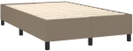 ΚΡΕΒΑΤΙ BOXSPRING ΜΕ ΣΤΡΩΜΑ & LED TAUPE 120X200 ΕΚ. ΥΦΑΣΜΑΤΙΝΟ 3134945
