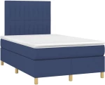 ΚΡΕΒΑΤΙ BOXSPRING ΜΕ ΣΤΡΩΜΑ & LED ΜΠΛΕ 120X200 ΕΚ. ΥΦΑΣΜΑΤΙΝΟ 3135587