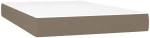 ΚΡΕΒΑΤΙ BOXSPRING ΜΕ ΣΤΡΩΜΑ TAUPE 120X200 ΕΚ. ΥΦΑΣΜΑΤΙΝΟ 3140445