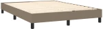 ΚΡΕΒΑΤΙ BOXSPRING ΜΕ ΣΤΡΩΜΑ TAUPE 140X190 ΕΚ. ΥΦΑΣΜΑΤΙΝΟ 3140213