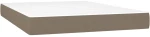 ΚΡΕΒΑΤΙ BOXSPRING ΜΕ ΣΤΡΩΜΑ TAUPE 140X190 ΕΚ. ΥΦΑΣΜΑΤΙΝΟ 3140213