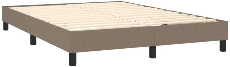 ΚΡΕΒΑΤΙ BOXSPRING ΜΕ ΣΤΡΩΜΑ & LED TAUPE 140X190 ΕΚ. ΥΦΑΣΜΑΤΙΝΟ 3133393