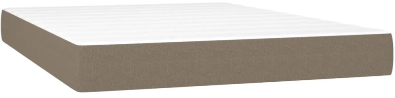 ΚΡΕΒΑΤΙ BOXSPRING ΜΕ ΣΤΡΩΜΑ & LED TAUPE 140X190 ΕΚ. ΥΦΑΣΜΑΤΙΝΟ 3133393