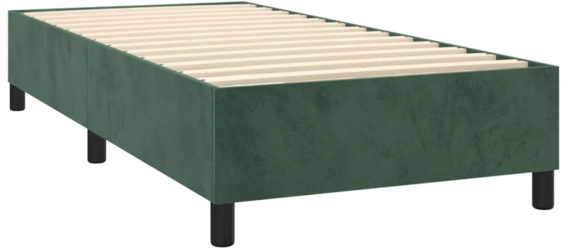 ΚΡΕΒΑΤΙ BOXSPRING ΜΕ ΣΤΡΩΜΑ & LED ΣΚ. ΠΡΑΣΙΝΟ 90X200 ΕΚ ΒΕΛΟΥΔΟ 3139484