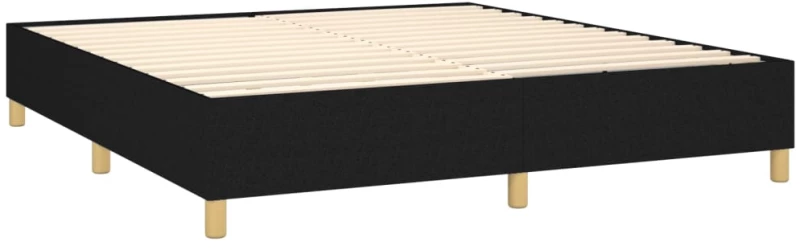 ΚΡΕΒΑΤΙ BOXSPRING ΜΕ ΣΤΡΩΜΑ & LED ΜΑΥΡΟ 160X200 ΕΚ. ΥΦΑΣΜΑΤΙΝΟ 3138807