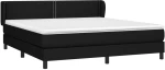 ΚΡΕΒΑΤΙ BOXSPRING ΜΕ ΣΤΡΩΜΑ ΜΑΥΡΟ 160X200 ΕΚ. ΥΦΑΣΜΑΤΙΝΟ 3126175
