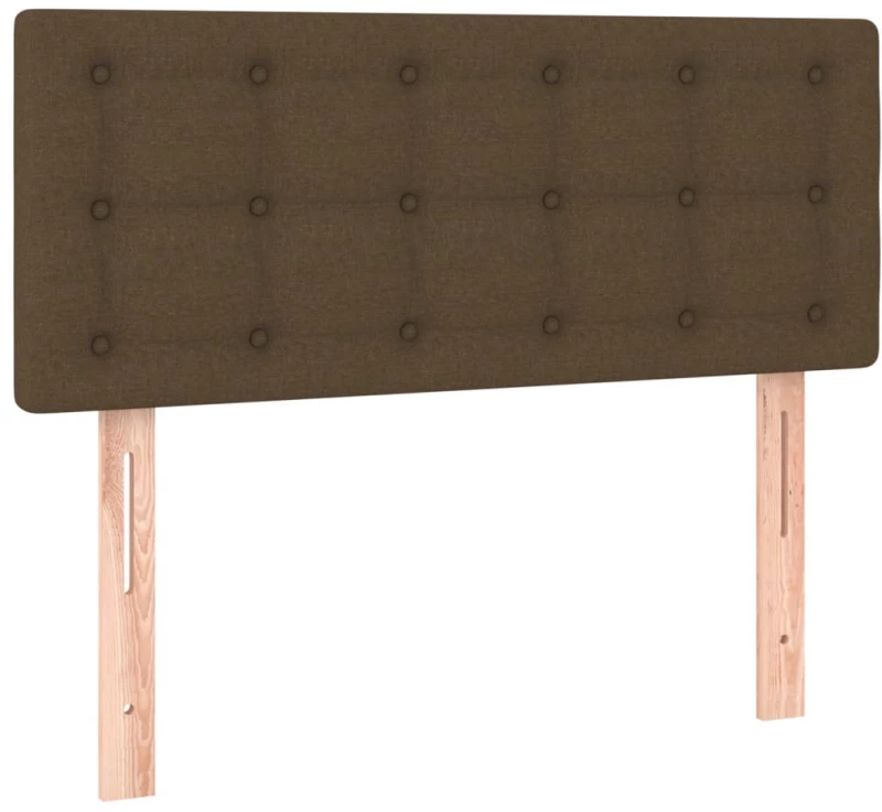 ΚΡΕΒΑΤΙ BOXSPRING ΜΕ ΣΤΡΩΜΑ ΣΚΟΥΡΟ ΚΑΦΕ 100X200 ΕΚ. ΥΦΑΣΜΑΤΙΝΟ 3126544