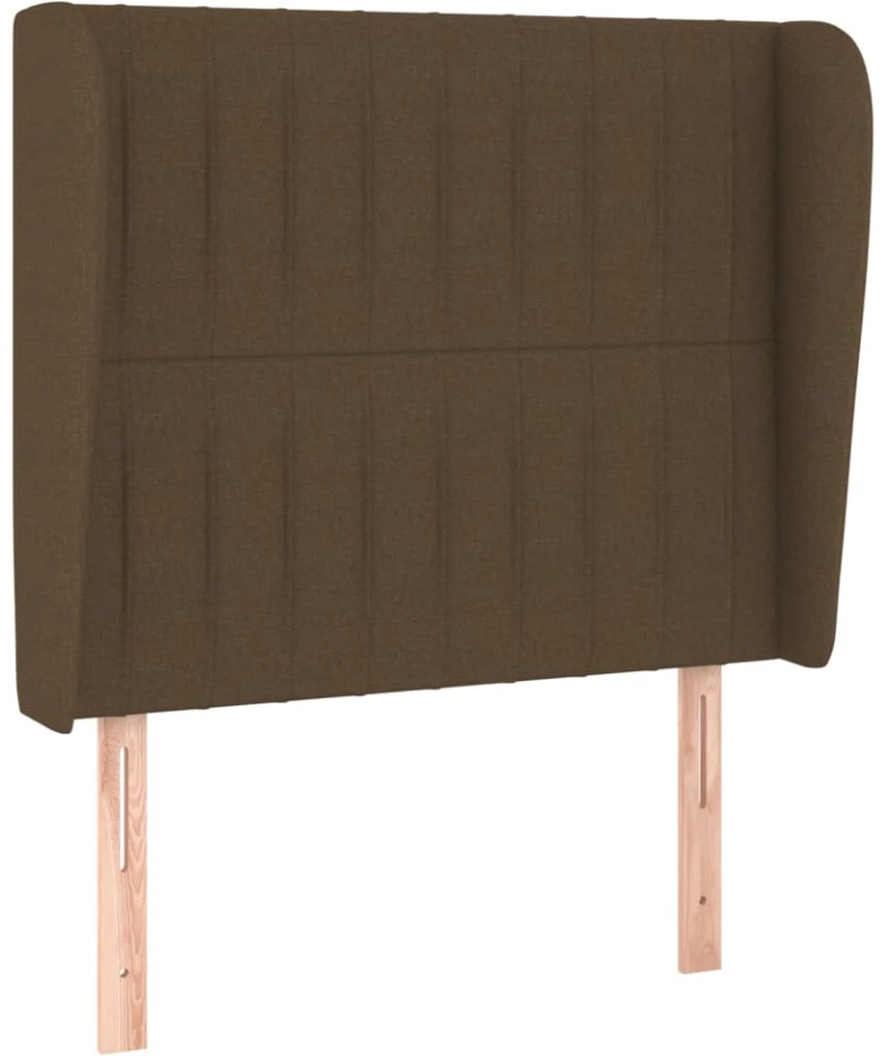 ΚΡΕΒΑΤΙ BOXSPRING ΜΕ ΣΤΡΩΜΑ ΣΚΟΥΡΟ ΚΑΦΕ 80X200 ΕΚ. ΥΦΑΣΜΑΤΙΝΟ 3128080