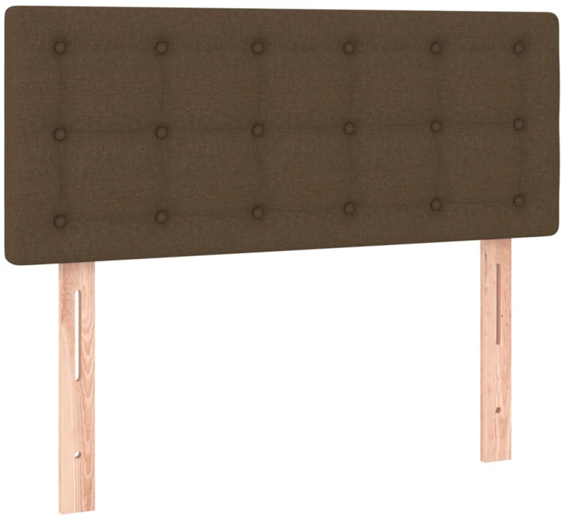 ΚΡΕΒΑΤΙ BOXSPRING ΜΕ ΣΤΡΩΜΑ ΣΚΟΥΡΟ ΚΑΦΕ 100X200 ΕΚ. ΥΦΑΣΜΑΤΙΝΟ 3140916