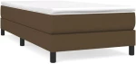 ΚΡΕΒΑΤΙ BOXSPRING ΜΕ ΣΤΡΩΜΑ ΣΚΟΥΡΟ ΚΑΦΕ 80X200 ΕΚ. ΥΦΑΣΜΑΤΙΝΟ 3144032
