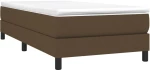 ΚΡΕΒΑΤΙ BOXSPRING ΜΕ ΣΤΡΩΜΑ ΣΚΟΥΡΟ ΚΑΦΕ 80X200 ΕΚ. ΥΦΑΣΜΑΤΙΝΟ 3144032