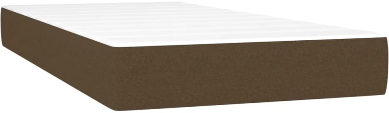 ΚΡΕΒΑΤΙ BOXSPRING ΜΕ ΣΤΡΩΜΑ ΣΚΟΥΡΟ ΚΑΦΕ 80X200 ΕΚ. ΥΦΑΣΜΑΤΙΝΟ 3144032