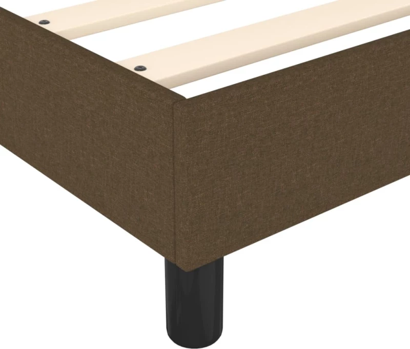 ΚΡΕΒΑΤΙ BOXSPRING ΜΕ ΣΤΡΩΜΑ ΣΚΟΥΡΟ ΚΑΦΕ 80X200 ΕΚ. ΥΦΑΣΜΑΤΙΝΟ 3144032