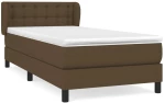 ΚΡΕΒΑΤΙ BOXSPRING ΜΕ ΣΤΡΩΜΑ ΣΚΟΥΡΟ ΚΑΦΕ 90X190 ΕΚ. ΥΦΑΣΜΑΤΙΝΟ 3126528