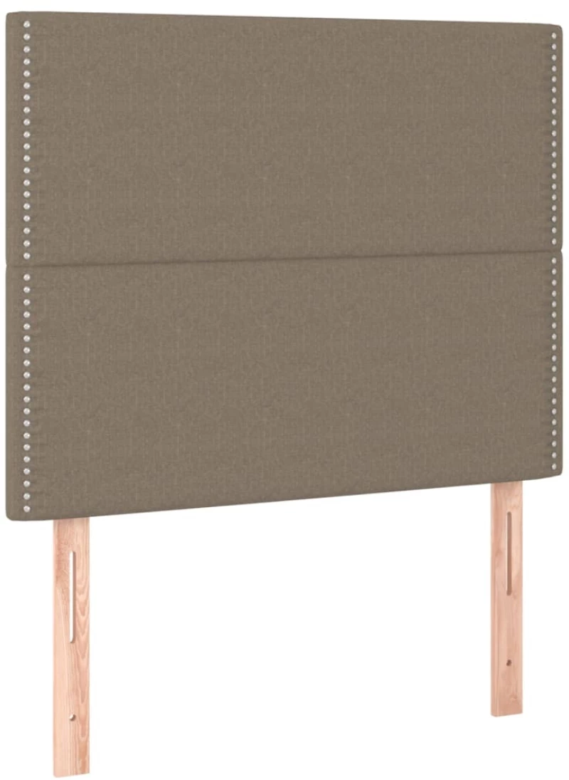 ΚΡΕΒΑΤΙ BOXSPRING ΜΕ ΣΤΡΩΜΑ TAUPE 100 X 200 ΕΚ. ΥΦΑΣΜΑΤΙΝΟ 3131333