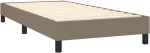 ΚΡΕΒΑΤΙ BOXSPRING ΜΕ ΣΤΡΩΜΑ & LED TAUPE 80X200 ΕΚ. ΥΦΑΣΜΑΤΙΝΟ 3133353