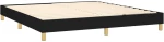ΚΡΕΒΑΤΙ BOXSPRING ΜΕ ΣΤΡΩΜΑ & LED ΜΑΥΡΟ 180X200 ΕΚ. ΥΦΑΣΜΑΤΙΝΟ 3133655